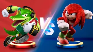Sonic Dash - Vector VS Movie Knuckles - Movie Sonic vs All Bosses Zazz Eggman