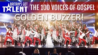 The 100 Voices Of Gospel - GOLDEN BUZZER | Auditions | Britain’s Got Talent 2016