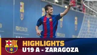 [HIGHLIGHTS] FUTBOL (Juvenil A): FC Barcelona - Saragossa (1-0)