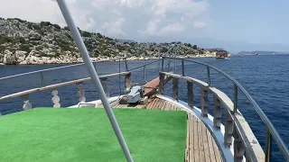 Antalya Uygun fiyata Tekne Turu/how to do antalya boat tour?/Kekova Batık şehir/Kaleköy/Konaklama