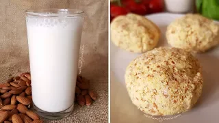 Almond Milk and Almond Pulp Cheese Recipe - Raw Vegan