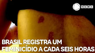 Brasil registra, em média, um feminicídio a cada seis horas