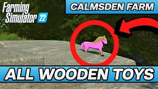 Farming Simulator 22 - All 100 Wooden Toys (Calmsden Farm Collectibles)