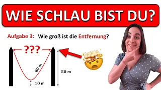 🚀🚀🚀 Drei Logik Fragen aus einem SCHWIERIGEN Intelligenz Test! | Teste deinen IQ!