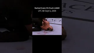 UFC 88 Rashad Evans KNOCKS OUT Chuck Liddell!!! 💀😱😮| #ufc #fight #shorts #reels #youtubeshorts