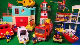 FEUERWEHRMANN SAM Neue Feuerwehrautos & Best Rescue Station für KINDER  Fireman Sam Folgen english