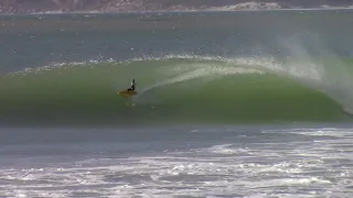Surfing Fast Hollow Shore-break - Bro rc Surfer