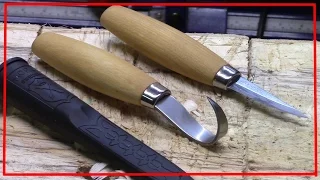 Mora 164 Hook Knife and 120 Carving Knife Unboxing