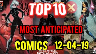 Top 10 Most Anticipated Comic Books 12-04-19