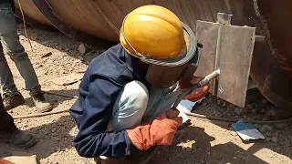 3G Position Mig welding Test in L&T Project #shorts