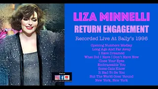 LIZA MINNELLI RETURN ENGAGEMENT Live at Bally's 1996