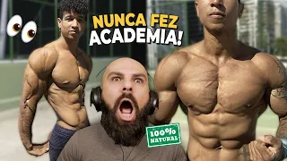 REAGINDO AO SHAPE DO RICARDO CALISTENIA | NATURAL E SEM ACADEMIA