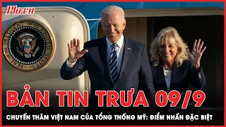 Bản tin trưa 9-9: Điểm nhấn trong chuyến thăm Việt Nam của Tổng thống Mỹ Joe Biden  | PLO