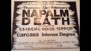 Carcass (UK) Live @ U.L.U. London. UK 23rd February 1989 (New 2021 Rip/Remaster)