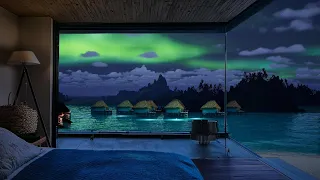 LOFI NIGHT | Aurora Borealis | Seaside Hotel, Beach & Sand