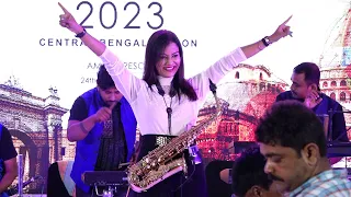 Saxophone Queen Lipika Fire🔥 On Stage // Yaad Aa Raha Hai - Cover by Lipika Samanta // Bikash Studio