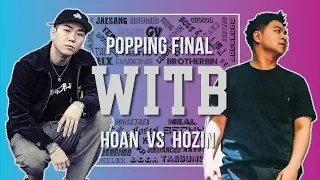 HOAN vs HOZIN｜Popping Final @ WITB 2019｜LB-PIX