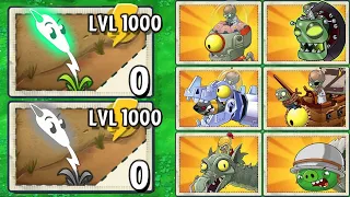 Plants vs Zombies 2 Epic Hack Lightning Reed Upgraded to Level 99999 vs vs Final Boss