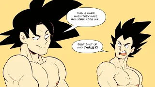 Vegeta And Goku Give Their Wives Special Training (DBZ Comic Dub)