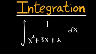 Integral of 1/(x^2+3x+2) dx [Calculus 2]