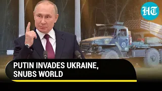 Putin launches 'full scale war' on Ukraine; Missile strikes in Kyiv, Kharkiv; Biden warns