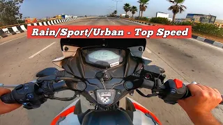TVS Apache RTR 180 2023 Top Speed And Gear Challenge