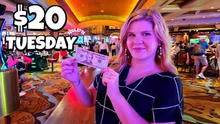 How Long Will $20 Last on Slot Machines at Treasure Island in Las Vegas!?