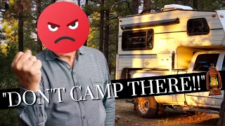 Sometimes Nothing Goes Right -  Living In A Pickup Truck Camper