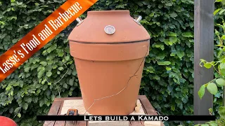 Flower pot ”kamado” build. DIY Kamado