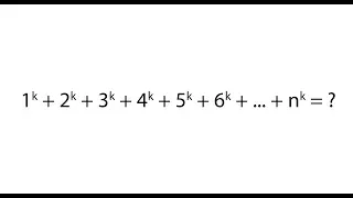 Производящая функция и нахождение сумм первых n натуральных чисел в целых степенях