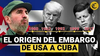 🚫CUBA: ¿Cómo se originó y en qué consiste EL EMBARGO de EE.UU. a la isla? |  CRONOLOGÍA