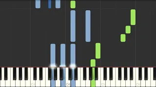 Lets run away together - Johannes Bornlöf (Piano synthesia tutorial + piano sheet )
