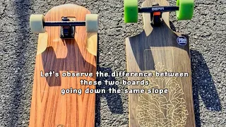 What is difference between type of longboard for downhill & carving?