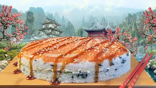 СУШИ САЛАТ🍣🥢Интересный рецепт для всех любителей роллов