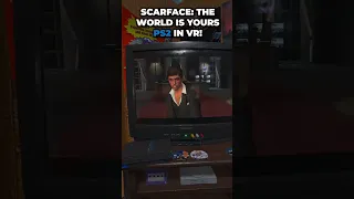 Scarface: The World Is Yours PS2 In VR! 😱 | EmuVR #shorts