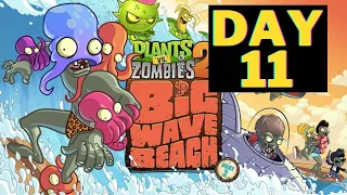 Plants vs Zombies 2 Walkthrough : Big Wave Beach Day 11 (2023)