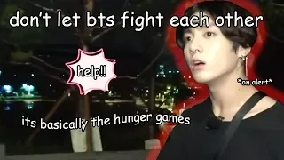 bts fighting each other for 8 minutes