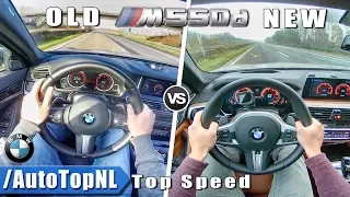 BMW 5 Series M550d xDrive NEW vs OLD 0-250km/h ACCELERATION TOP SPEED & AUTOBAHN POV by AutoTopNL