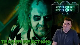 BEETLEJUICE BEETLEJUICE | Official Teaser Trailer Reaction/Review