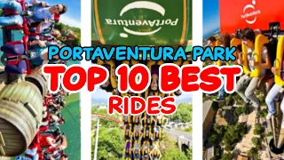 Top 10 rides at PortAventura Park - Tarragona, Spain | 2022