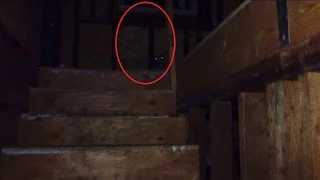 Real GHOST caught on camera-- Haunted attic