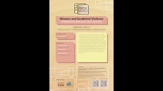 Women and Gendered Violence | MSA Week of Virtual Events 2022