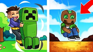 MINECRAFT pero EL QUE MUERA GANA 😂😱 HARDY y TROLERO