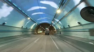 South korea busan’s longest underground tunnel