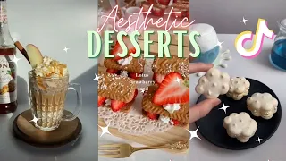 Aesthetic Desserts (+ Drinks) 🍰 Part 3 🍰 Relaxing Homecafe Recipes | TikTok Compilation | 2021
