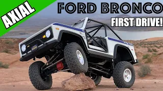 Trailing & Crawling the Axial Ford Bronco SCX10 III in Sand Hollow! First Drive