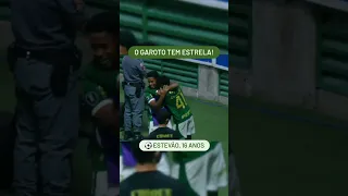 GOL HISTÓRICOOOO! Estevão, aos 16 anos, marca pelo Palmeiras em plena Libertadores!