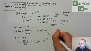 Motion Unit Conversion (Introducing the Factor Label Method)