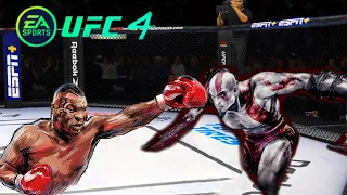 UFC4 Mike Tyson vs Kratos EA Sports UFC 4 - Epic Fight