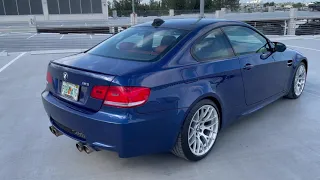 2010 BMW M3 e92 Lemans Blue/ Novillo red Walkaround